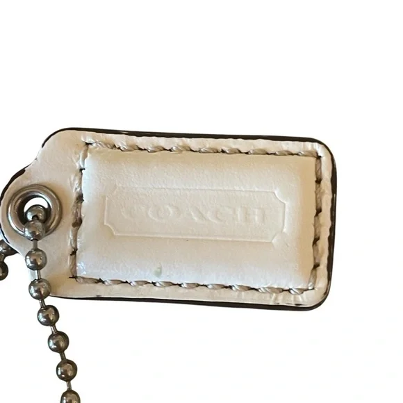 Coach Wristlet Coin Purse Cream and Brown Canvas - Picture 5 of 10